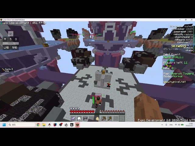 Imagine injecting a blatant & ghost hacked client into Lunar? Injecting Expo Client into Lunar!