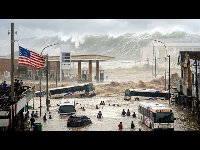 Nor’easter Batters New Jersey, Delaware & Maryland as Coastal Flooding Turns Roads Into Rivers