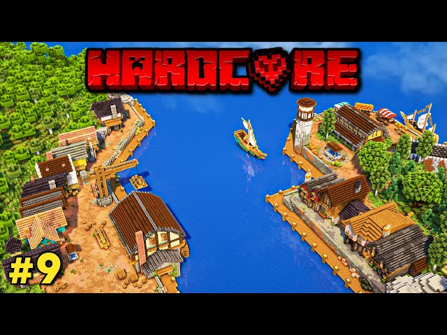 Expanding My Cozy Harbor in Minecraft Hardcore!