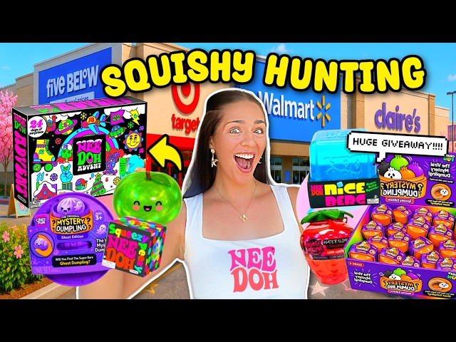 I went ULTRA SQUISHY HUNTING! Dumplings, Needoh, Squeezy!😱