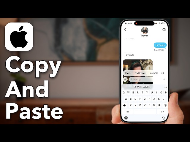 New Way To Copy And Paste In iOS 27