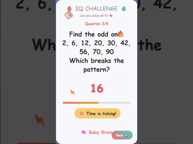 🔥 Find the Odd One | Only 1% Can Solve All 5 Math Puzzles! (IQ Test Challenge) | #3 #brainteaser