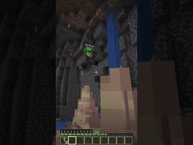 Hiding as DRIPSTONE in Cave!