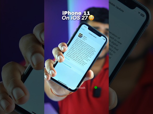 iOS 27 Update On iPhone 11