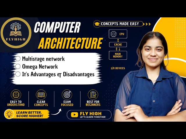 Multistage Network & Omega Network in Computer Architecture | Advantages & Disadvantages | COA