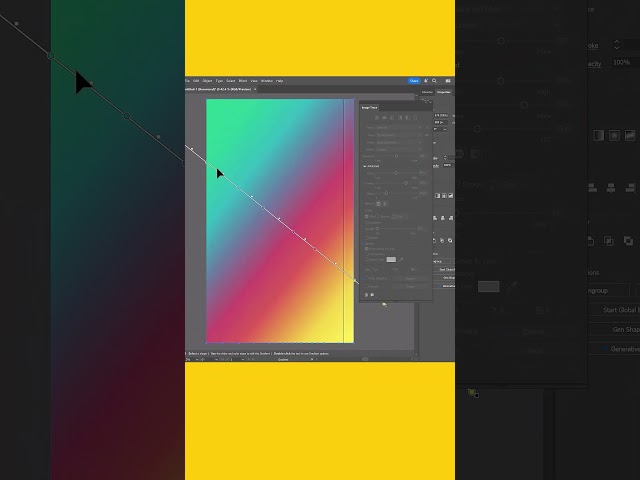 Turn Raster Gradients into Editable Vectors with Image Trace Illustrator 2025 #summeronshorts #adobe