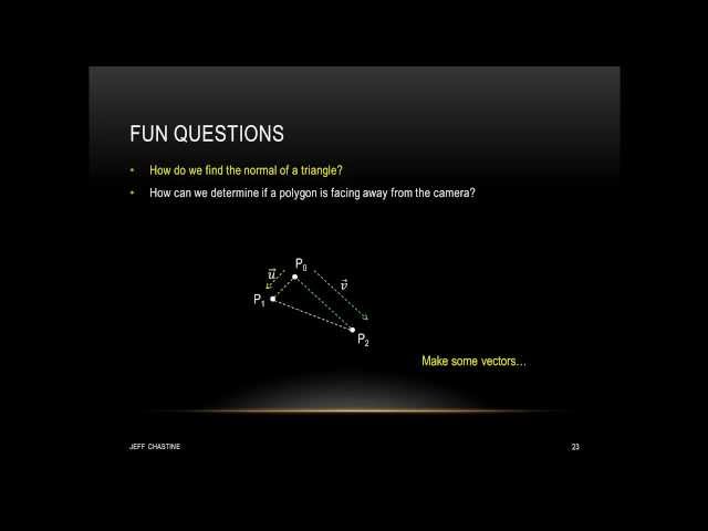 Tutorial 11 - Introduction to Vectors