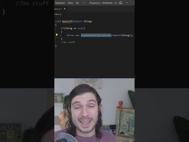 Cancelled! C# 11 !! parameter null safety in 60 seconds #Shorts