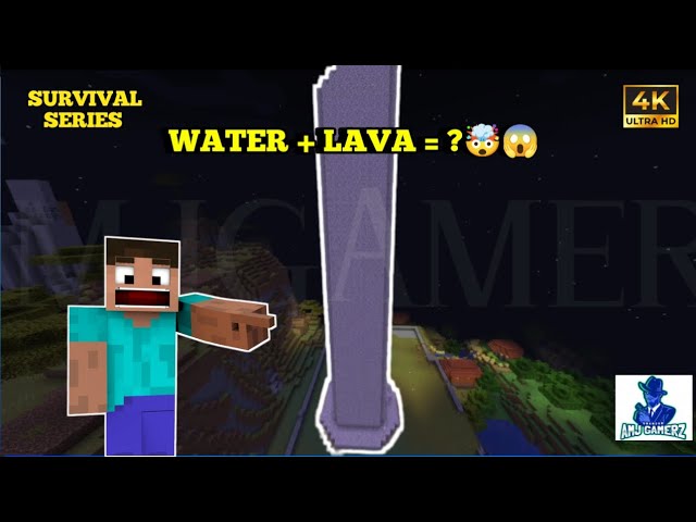 Lava Water Transformation In Minecraft! || AMJGAMERZ