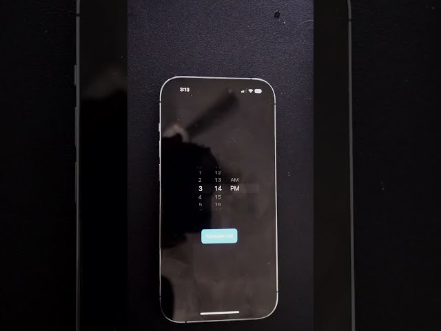 An app that calls you to avoid conversations.