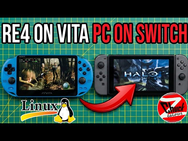 HOMEBREW NEWS - Resident Evil 4 (GC) + Linux on PS Vita, PC Games on Switch !!!
