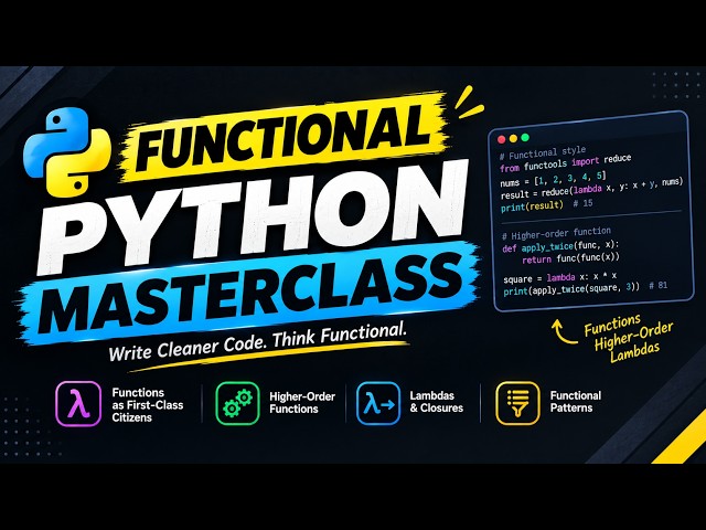 Master Functional Python: Write Python Like a Pro