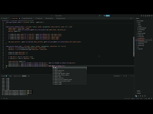 ODIN WinAPI mouse processing