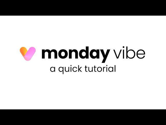 Build Custom Apps on monday.com with AI | monday vibe tutorial
