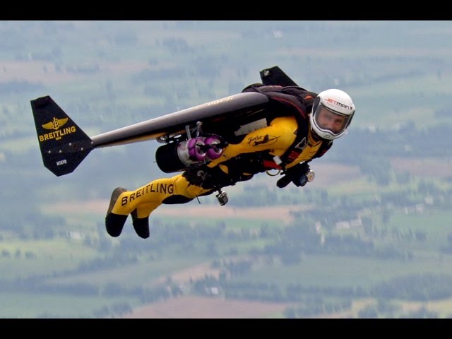 Flying with Jetman