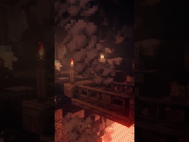 Mausur Caverns in Minecraft - Tamrielcraft build showcase #shorts