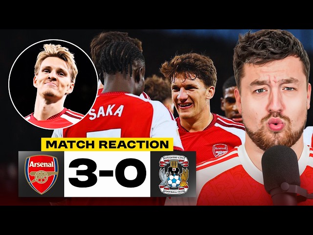 Our attack is BACK! Tzolis is ELECTRIC! The league are SCARED! Arsenal 3-0 Coventry | Match Reaction