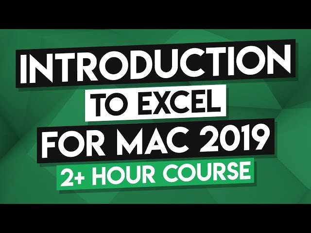 Microsoft Excel Mac Tutorial: MS Excel Mac Training Course - 2+ Hours