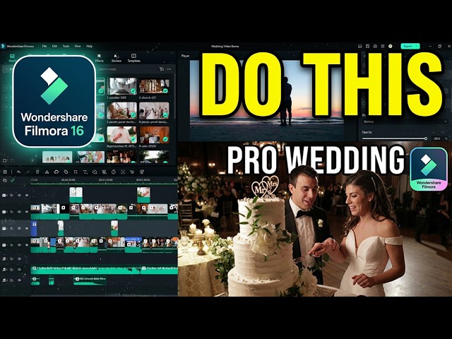 Filmora 15: How to Create a Wedding Video in 2026. #filmora14 #filmora #wondershare