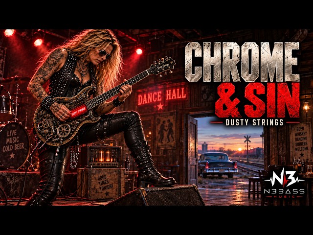 Dusty Strings — Chrome & Sin | Industrial Techno × Rockabilly