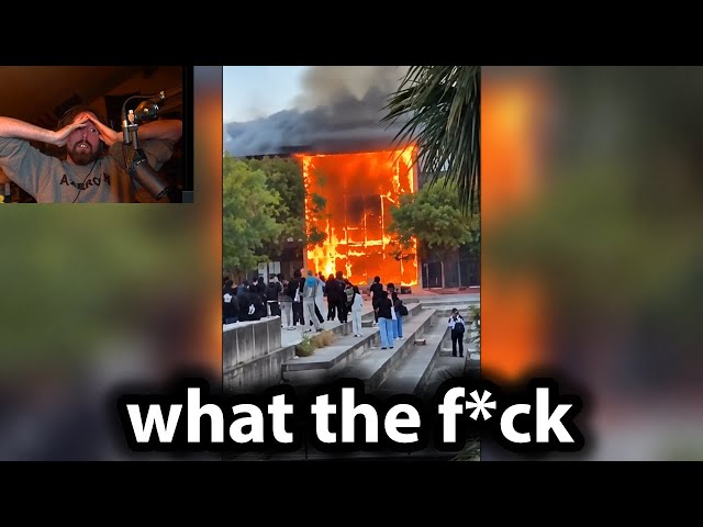 France is on fire right now..