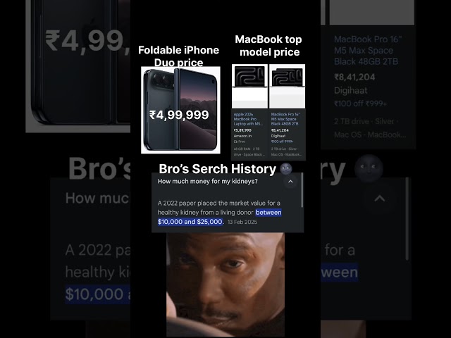 iPhone foldable duo will be here soon #iphone #apple #ytshorts