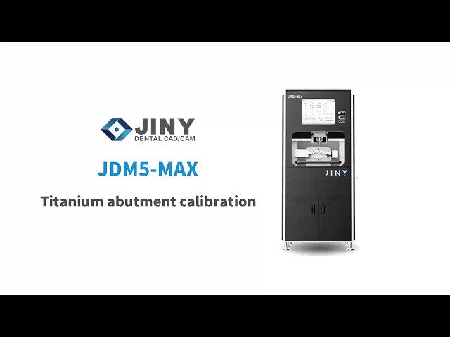 Titanium Abutment Calibration | JDM5 Max Dental Milling Machine Setup Guide