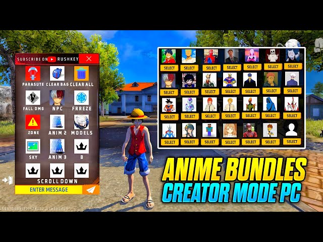ANIME BUNDLES 🤩 ALL IN ONE CREATOR MODE PC | CREATOR MODE PC PASSWORD | RUSHKEY