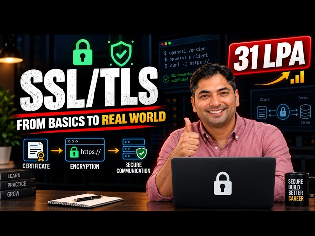 Master SSl TLS — Zero to Advanced | Interview and job Oriented | 31+ LPA Roadmap