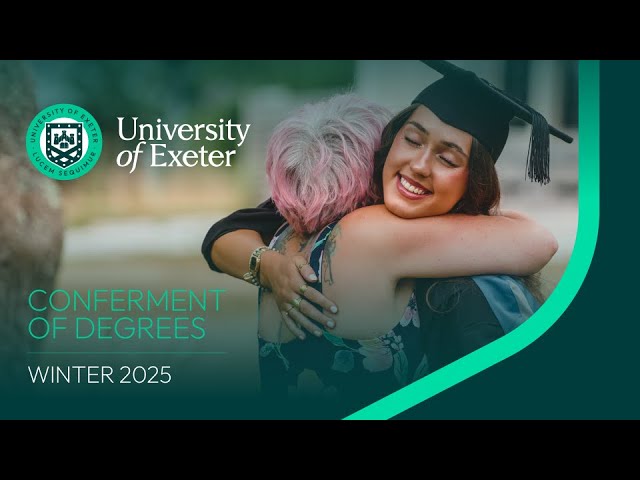 Live Stream: Winter Graduation Ceremony 3, Thursday 11th December 2025