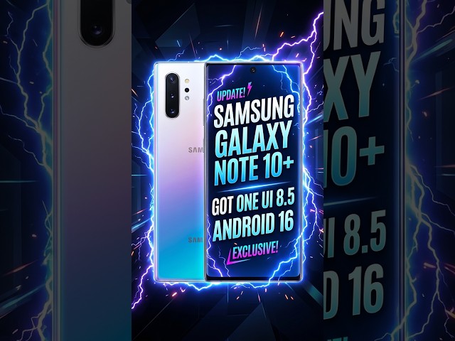 Note 10 + Got ONE UI 8.5 A16❤️ #oneui8.5 #samsungtips #tricks