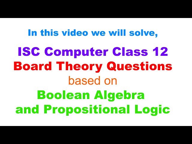 Previous Year Theory Questions | Class XII ISC Computer Science