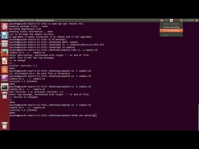 Version Control In Linux (RCS) | Pruthvi Mandaliya