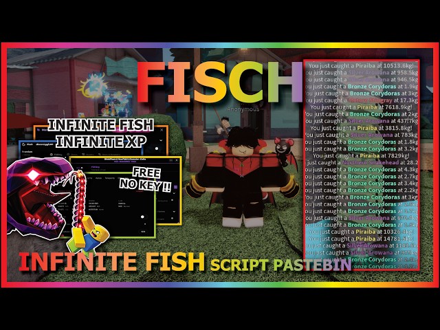 FISCH Script Pastebin 2026 INFINITE FISH, INF XP, INSTANT CATCH, PERFECT CATCH, UNDETECTED (NO KEY)🐟