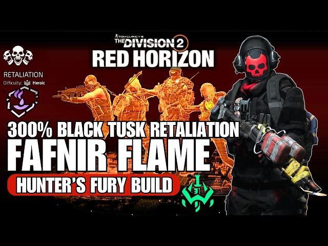 MAX 300% Black Tusk Retaliation | Corrosive Shell | FAFNIR Shotgun Hunter's Fury Flamethrower Build
