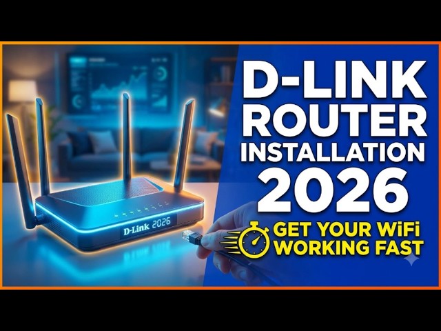 D-Link Router Installation 2026 Get Your WiFi Working Fast