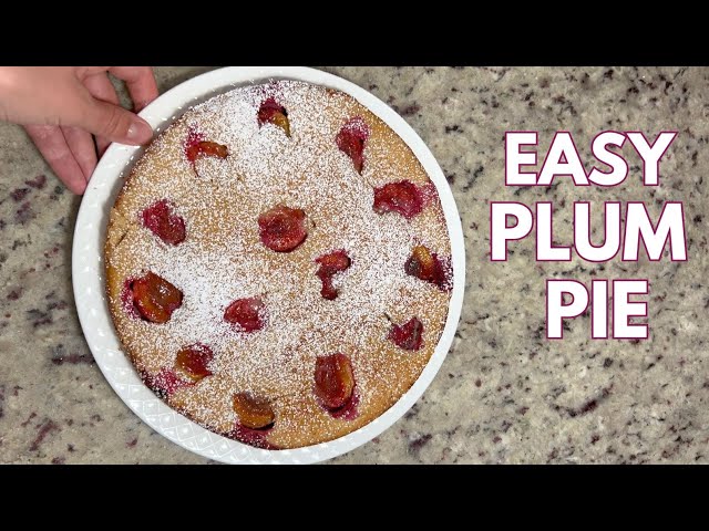 Homemade Plum Pie | Easy & Delicious Dessert Recipe