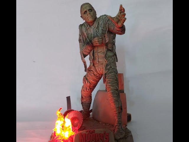 X Plus The Mummy 1/8th kit - building and painting