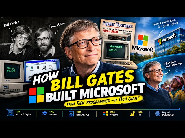 Bill Gates: From Teenage Programmer to Microsoft | The Story of How It All Started