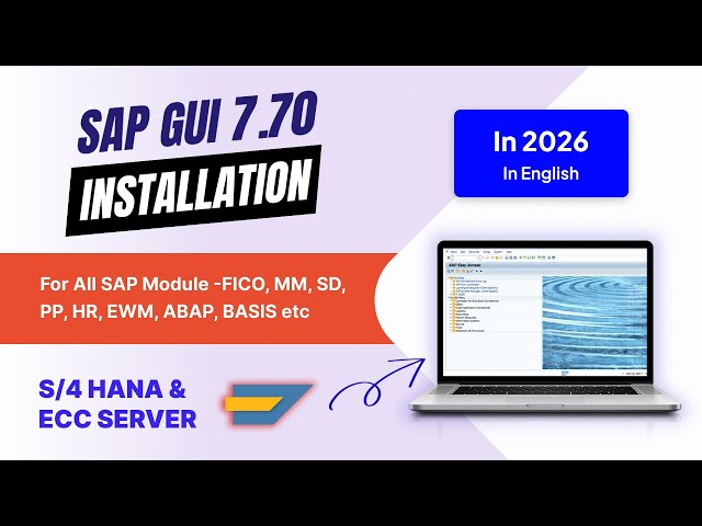 How to Download SAP Software | SAP GUI 7.70  Installation | S/4Hana server | ECC// #SAP