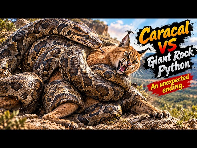 A lynx hunting prey encounters a giant rock python—here’s how it ends   | Wildlife Short Film