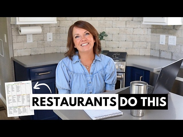 The Restaurant Secret That Solves Meal Planning
