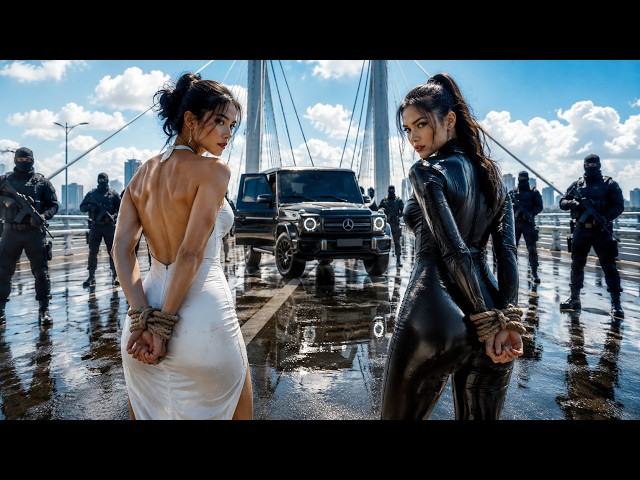 【FULL MOVIE 4K】Hostage swap on the bridge! Two captured female agents fight to the death on‑site!