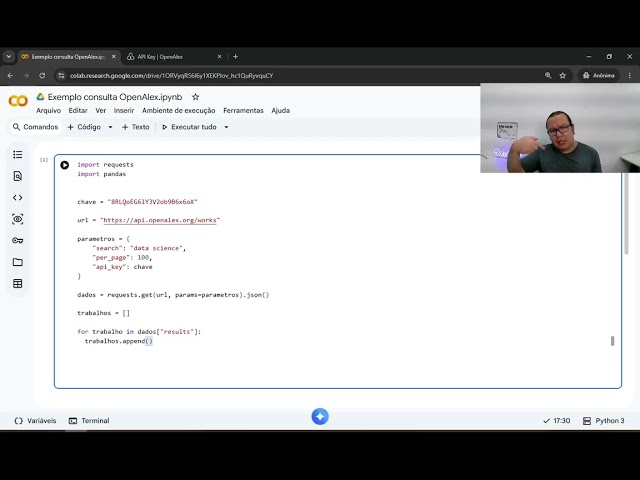 OpenAlex + Pandas: primeira análise de dados com Python