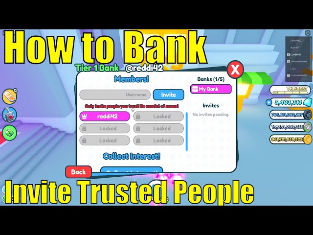 How to Invite and Use The Bank in Pet Sim X | Gather interest everyday | Is it Worth it?