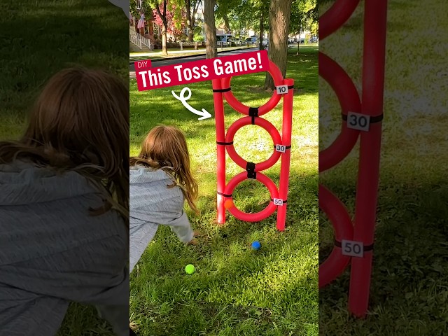 Turn Pool Noodles Into a Giant Backyard Toss Game | VELCRO® Brand