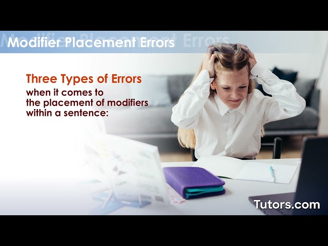 Modifiers | Definition, Types, and Examples