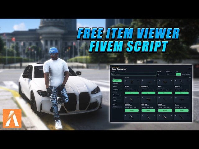 Admin Item Viewer - FiveM FREE RS Scripts