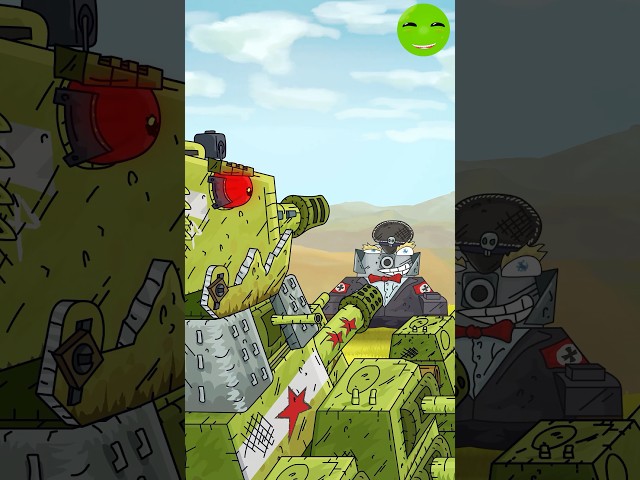 KV-44 and Hans #gerand #kv44 #tankcartoons #shorts