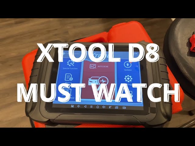 XTOOL D8 WIRED WALKTHROUGH - Compare D8BT & D9 - WATCH BEFORE BUYING!